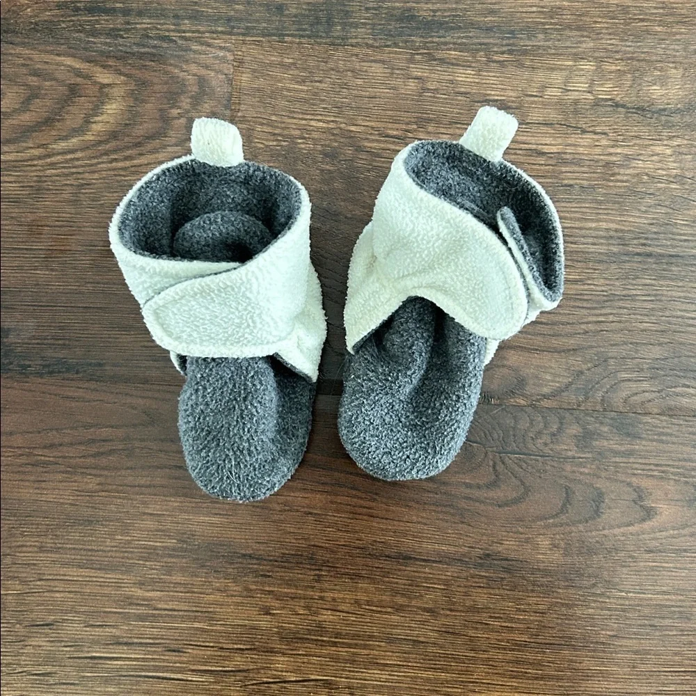 Hudson Baby Fleece Booties 6-12 Months | Baby Booties | Fleece Booties for Baby